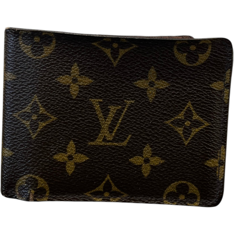 Men's Monogram Bifold Wallet Brown