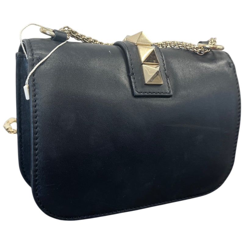 Women's Glam Lock Small Flap Bag Black