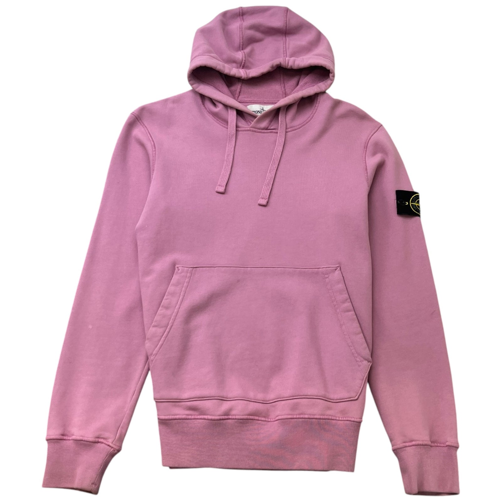 Men's Applique Logo Hoodie Pink Size S - Photo 1