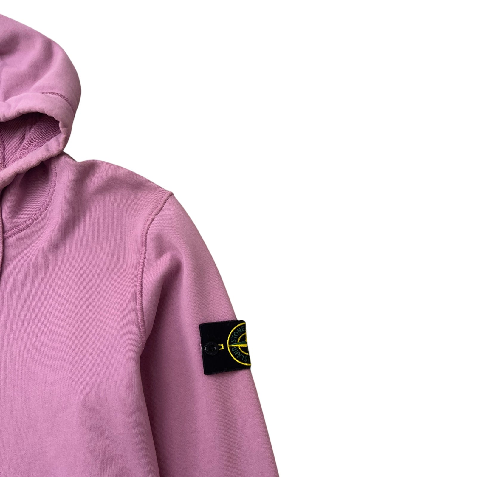 Men's Applique Logo Hoodie Pink Size S - Photo 5