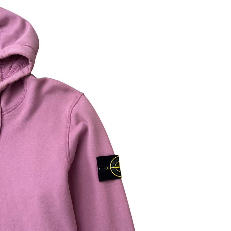 Men's Applique Logo Hoodie Pink Size S