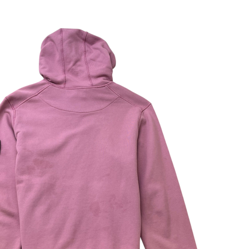 Men's Applique Logo Hoodie Pink Size S