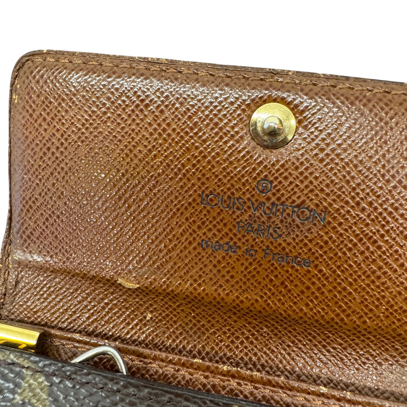Women's Monogram 4 Key Holder Wallet Brown