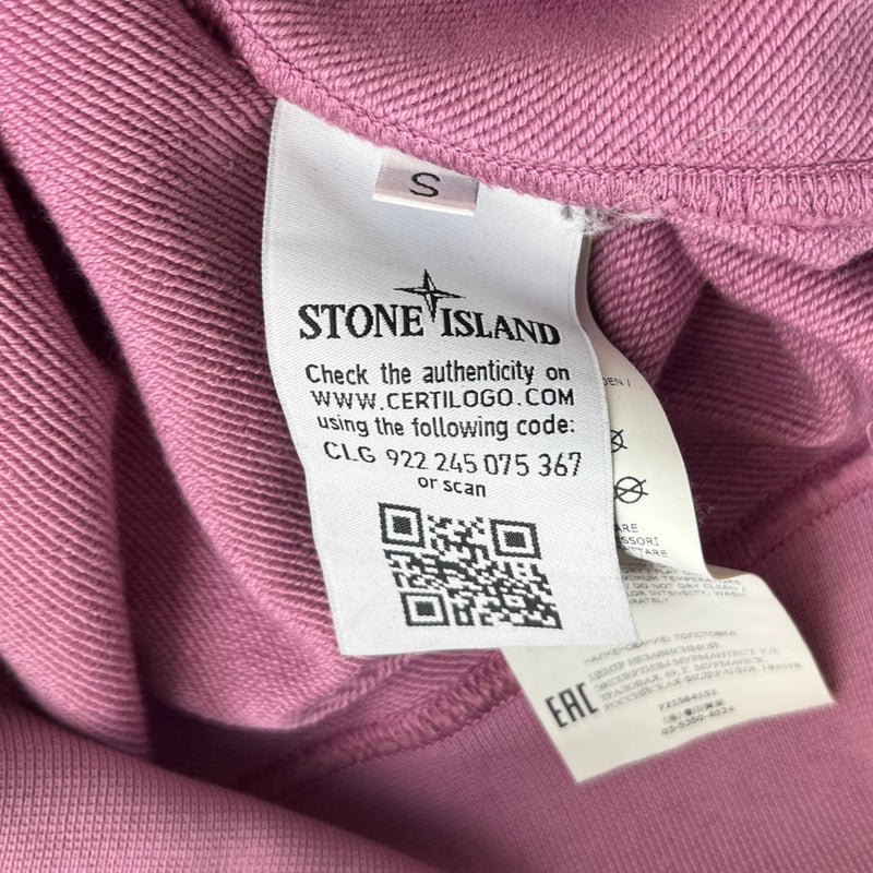 Men's Applique Logo Hoodie Pink Size S