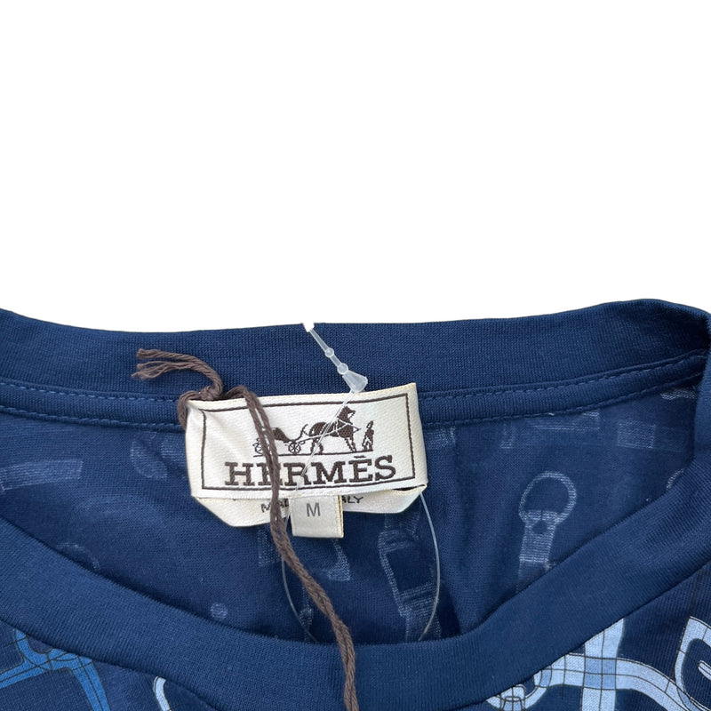 Men's Labyrinthe Equestre T-Shirt Blue Size M