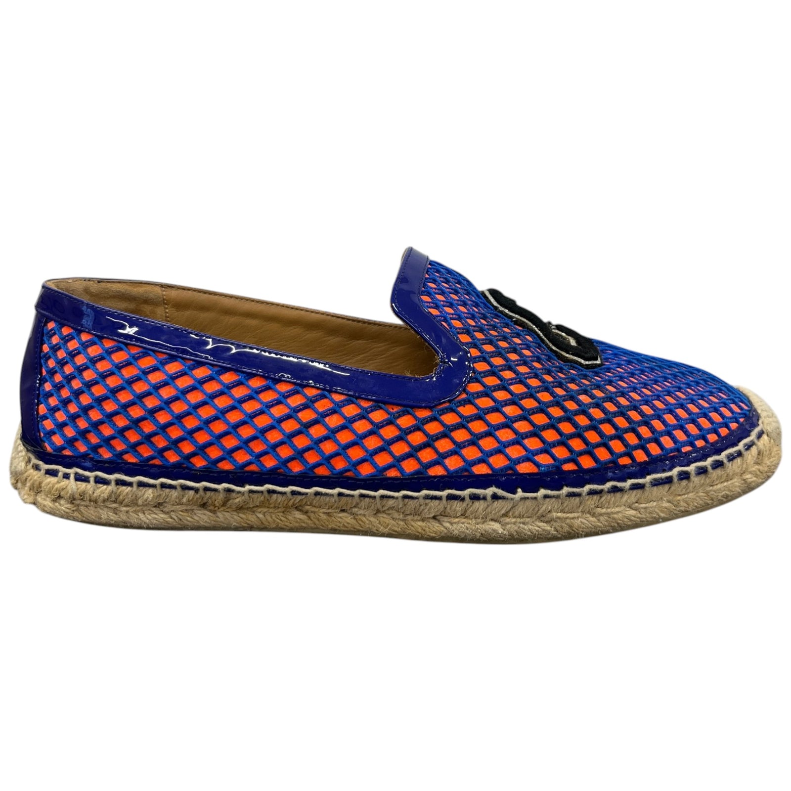 Men's Ivy Nanou Flat Mesh Ying Yang Espadrilles Blue Size EU 41 / UK 7 - Photo 1