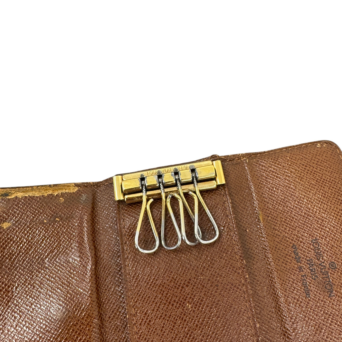 Women's Monogram 4 Key Holder Wallet Brown - Photo 5