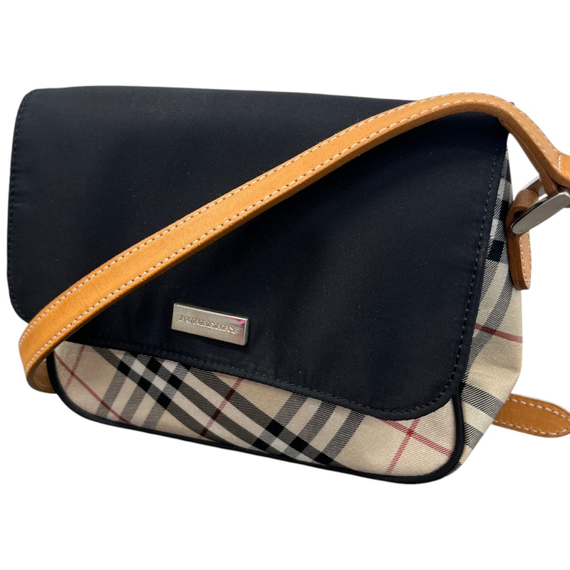 Women's Checkered Crossbody Bag Black