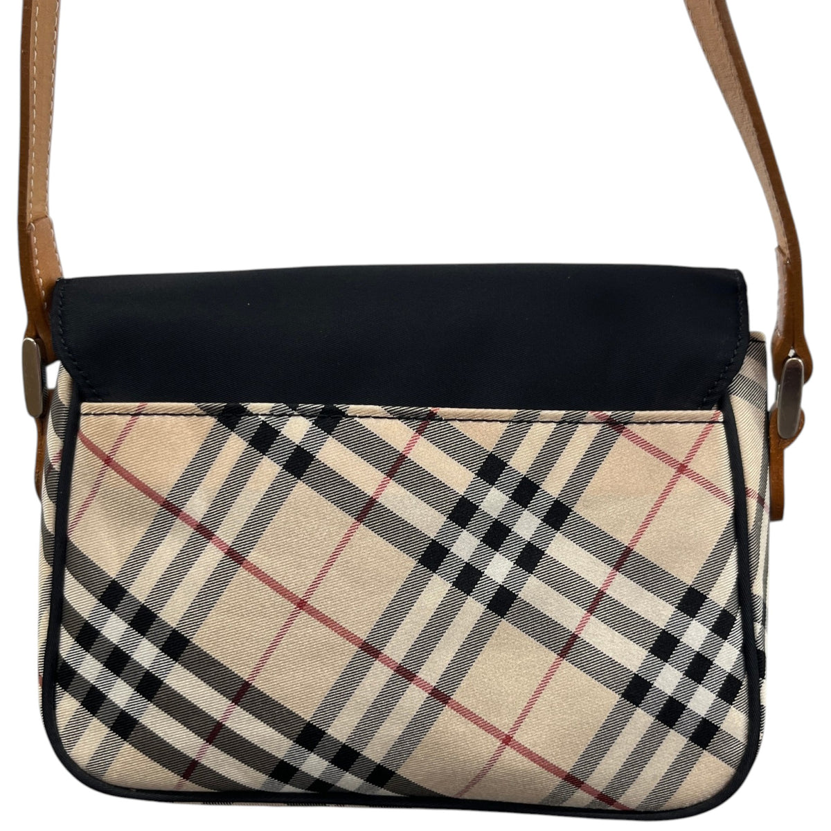 Women's Checkered Crossbody Bag Black - Photo 3