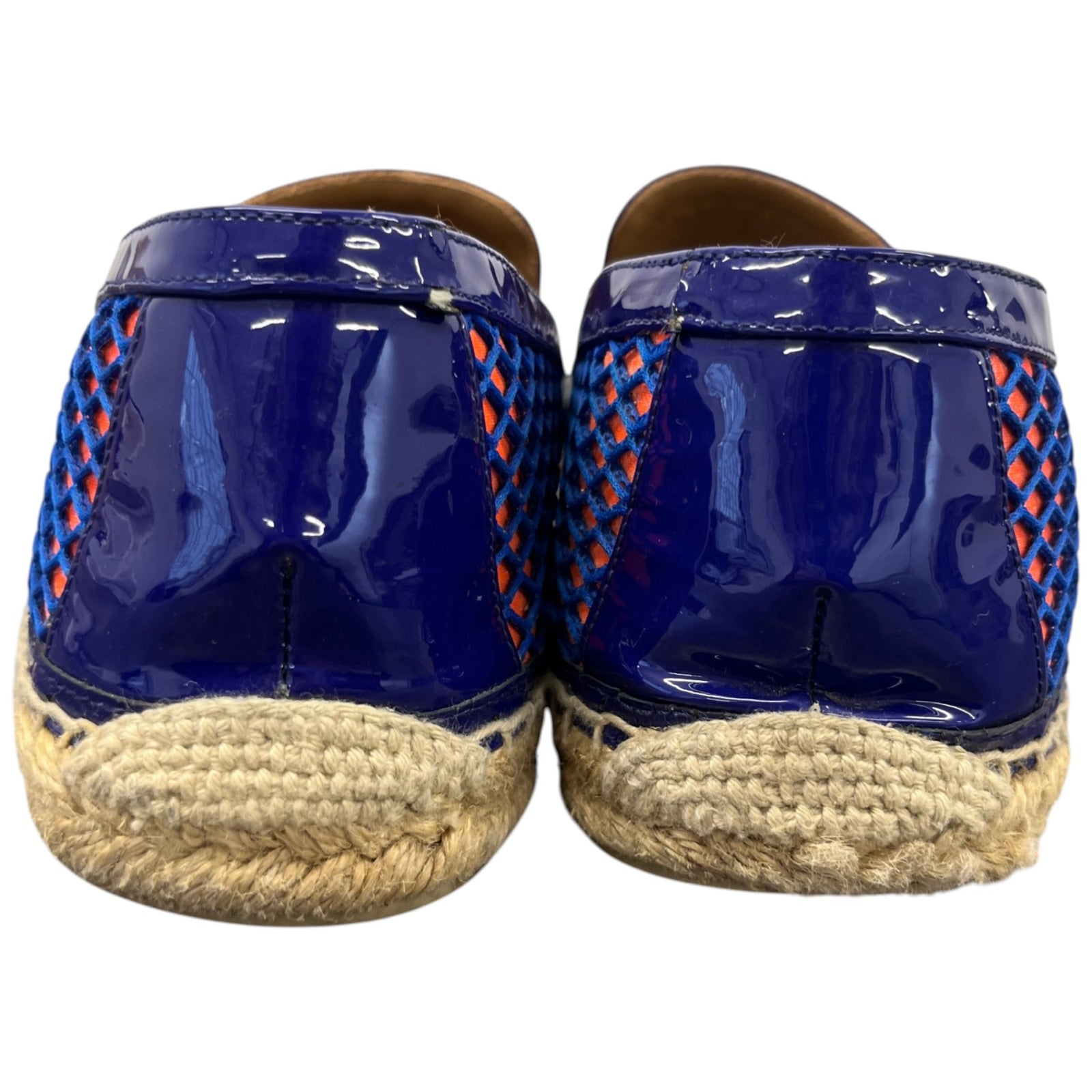 Men's Ivy Nanou Flat Mesh Ying Yang Espadrilles Blue Size EU 41 / UK 7 - Photo 7
