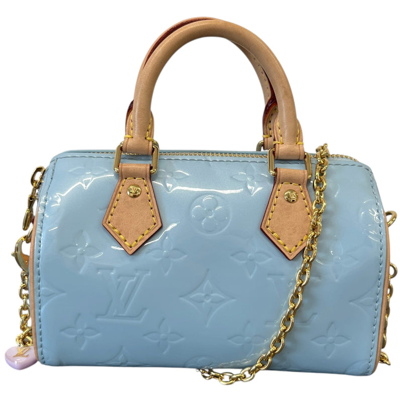 Women's Monogram Nano Speedy Sky Handbag Blue