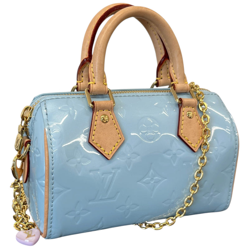 Women's Monogram Nano Speedy Sky Handbag Blue