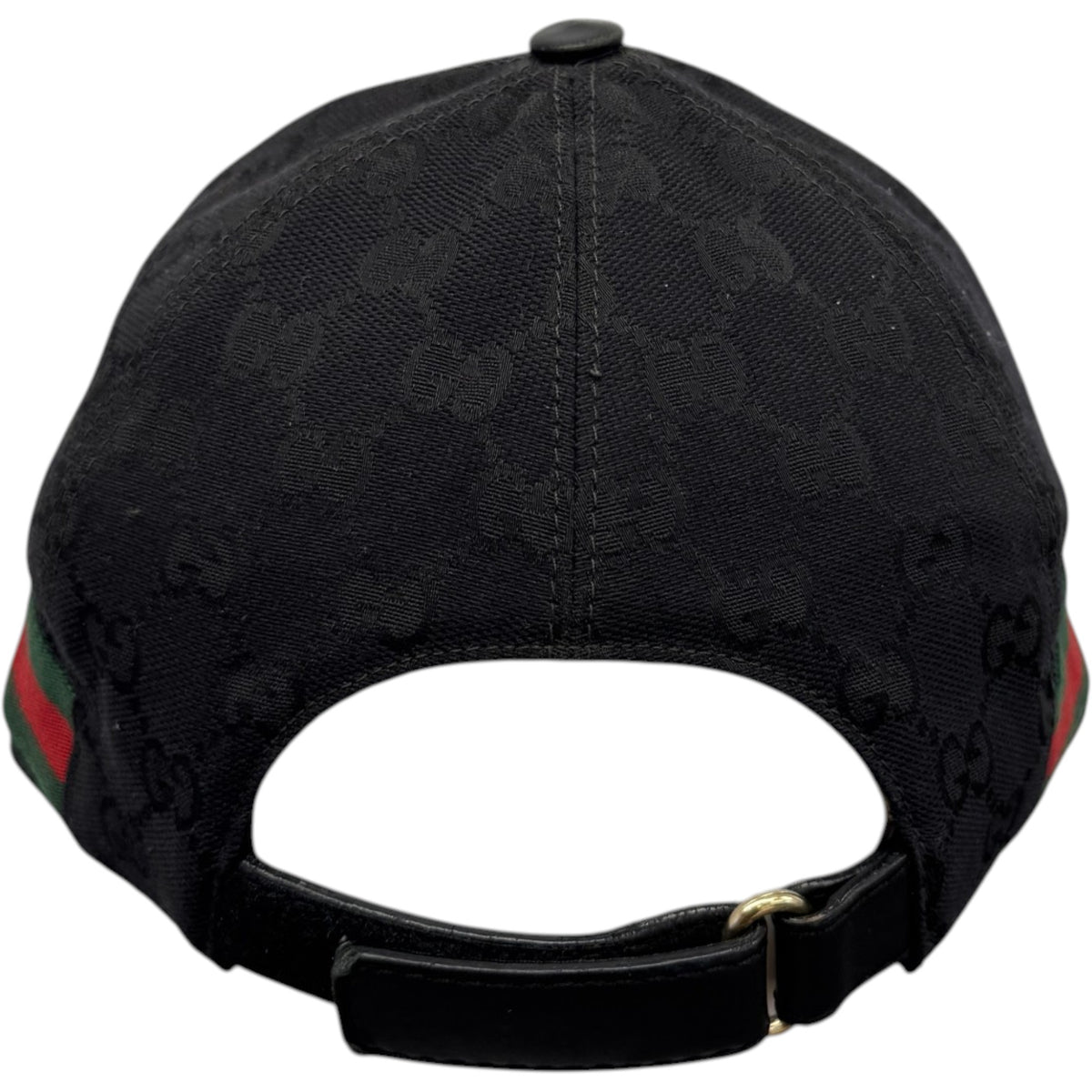 Men's GG Supreme Web Cap Black Size S - Photo 3