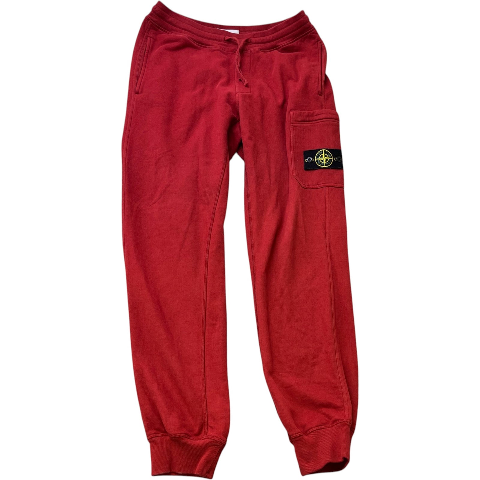 Men's Applique Logo Joggers Red Size M - Photo 1