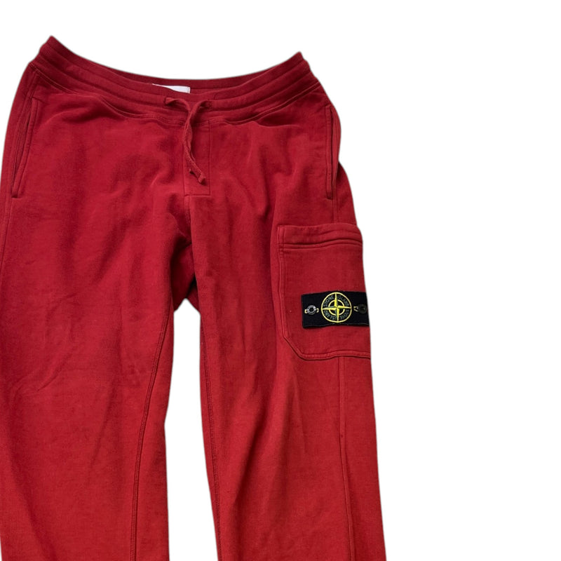 Men's Applique Logo Joggers Red Size M