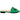 Women's Interlocking G Slides Green Size EU 34.5 / UK 1.5