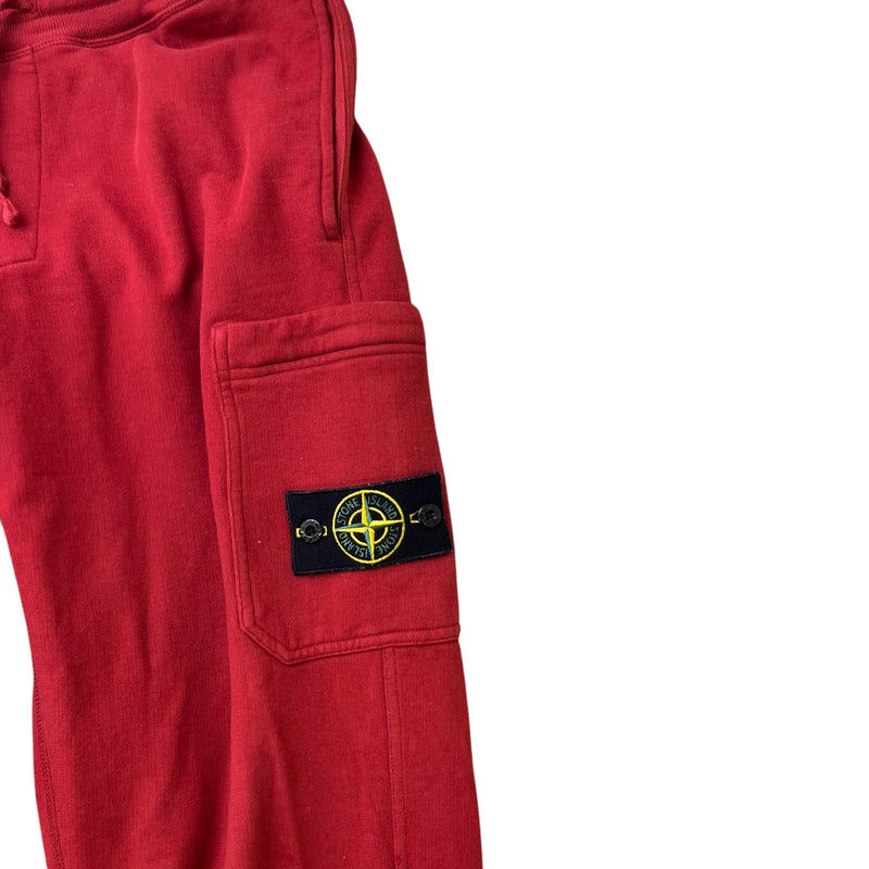 Men's Applique Logo Joggers Red Size M