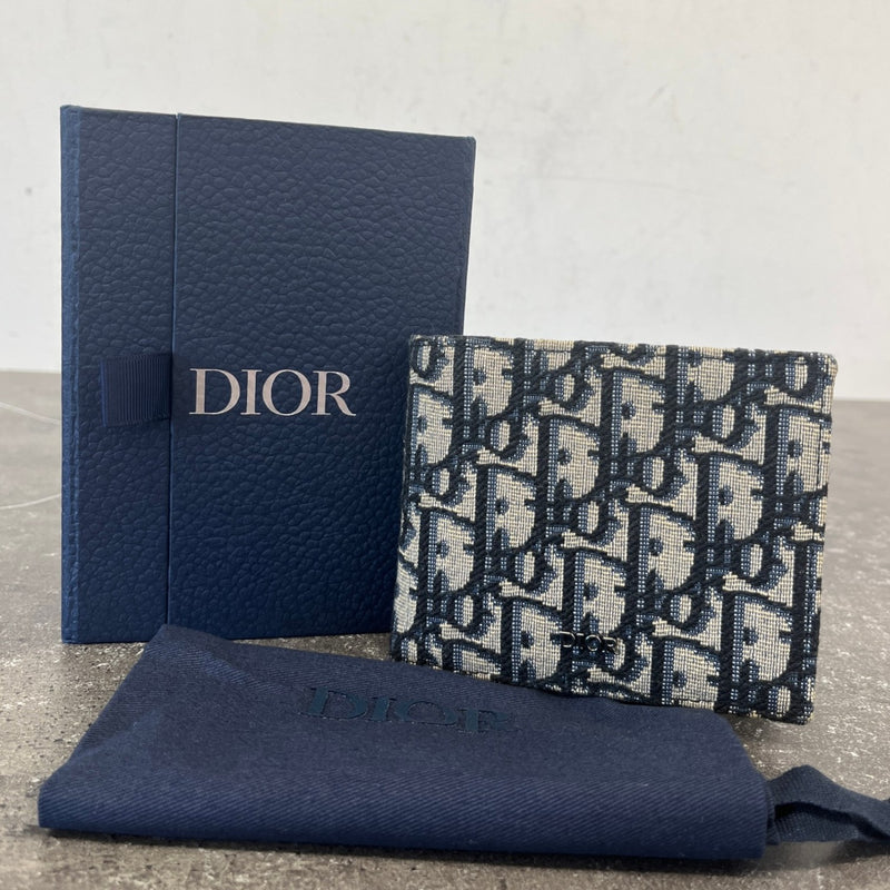 Men's Oblique Bifold Wallet Beige