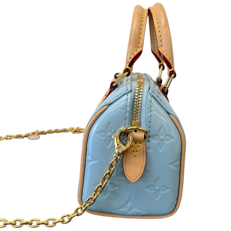 Women's Monogram Nano Speedy Sky Handbag Blue