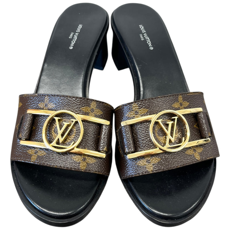 Women's Lock It Mules Brown Size UK 5 / EU 38