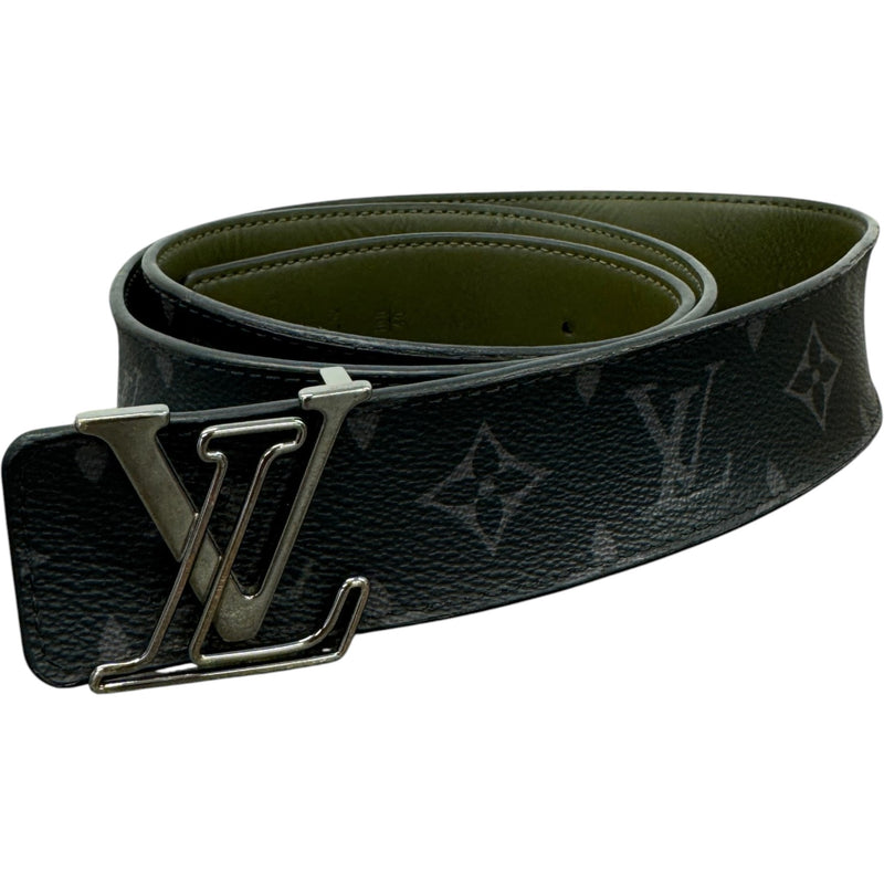 Men's Monogram Eclipse Reversible Belt Black Size 34"
