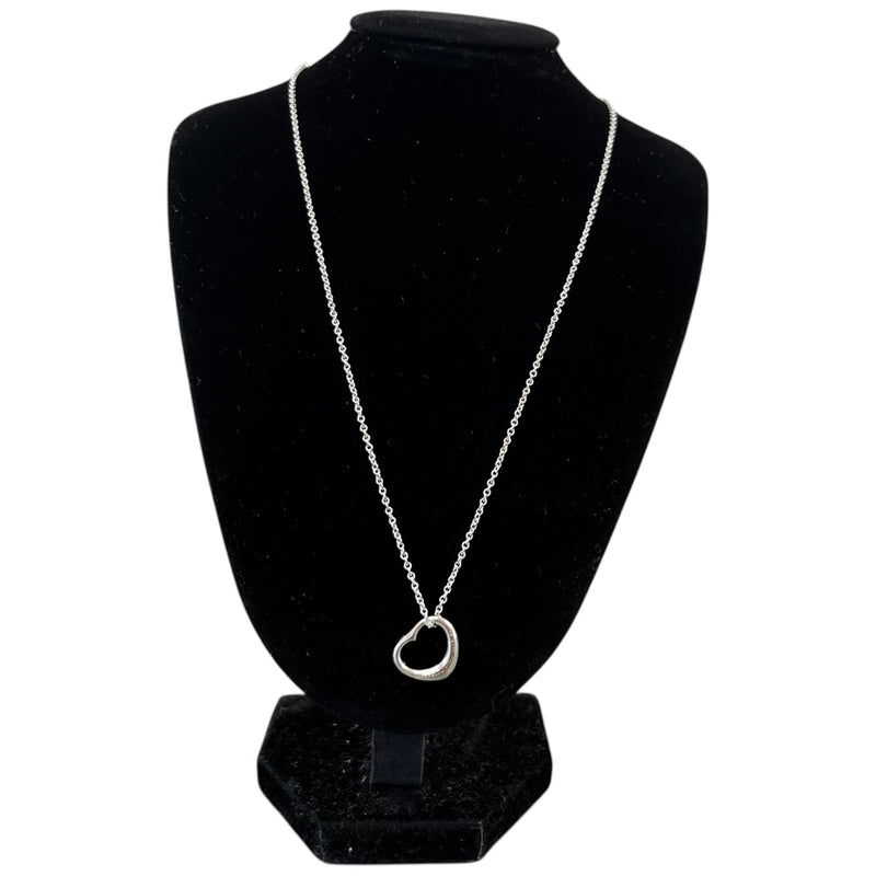Women's Elsa Peretti Open Heart Necklace Silver