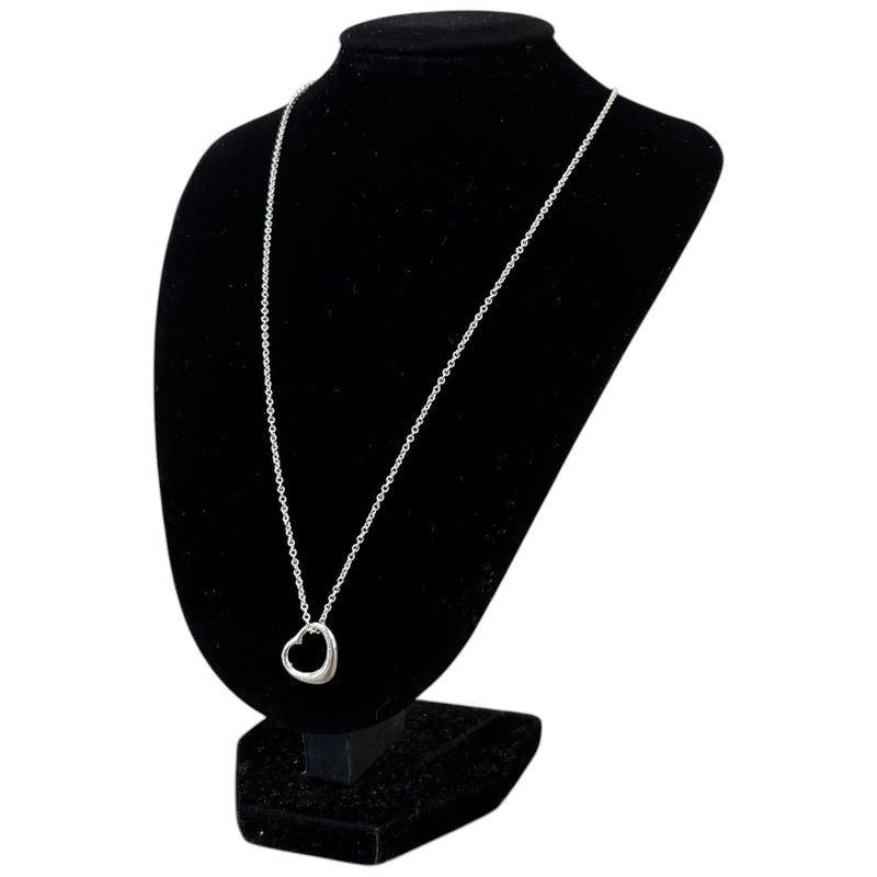 Women's Elsa Peretti Open Heart Necklace Silver