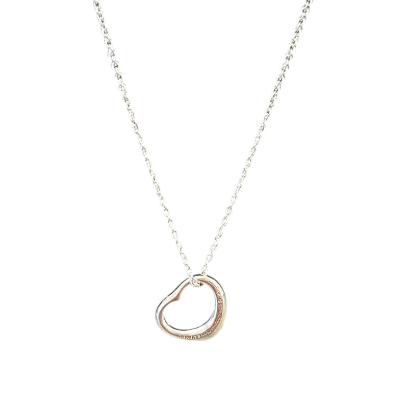 Women's Elsa Peretti Open Heart Necklace Silver