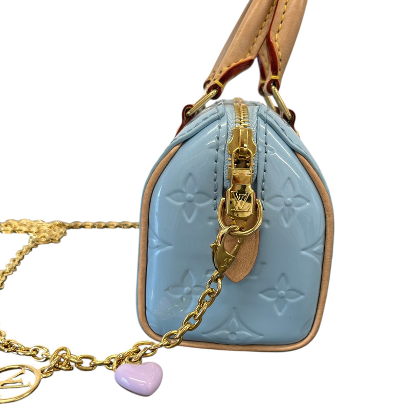Women's Monogram Nano Speedy Sky Handbag Blue