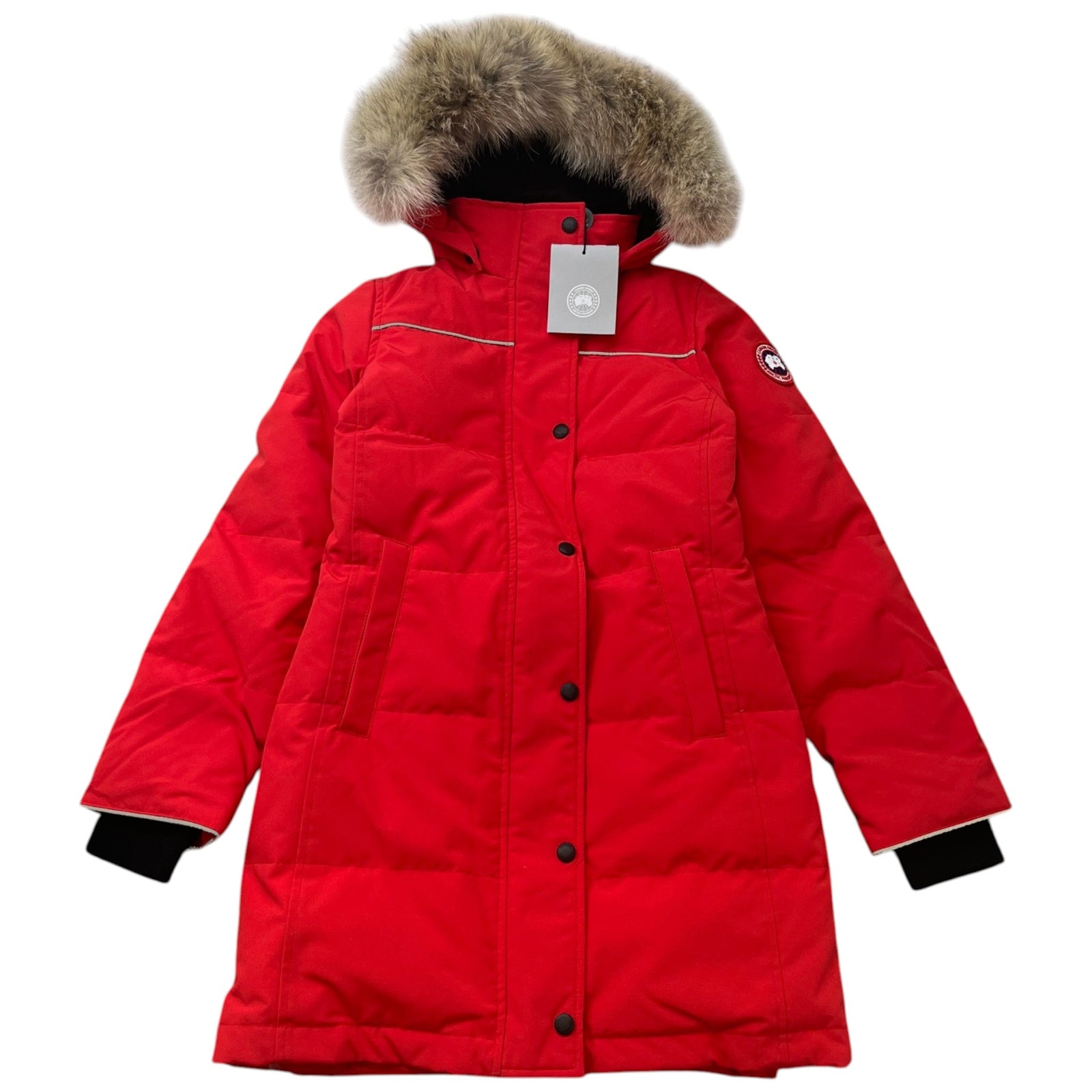 Girl's Juniors Juniper Parka Down Jacket Red Size 10 years - Photo 1