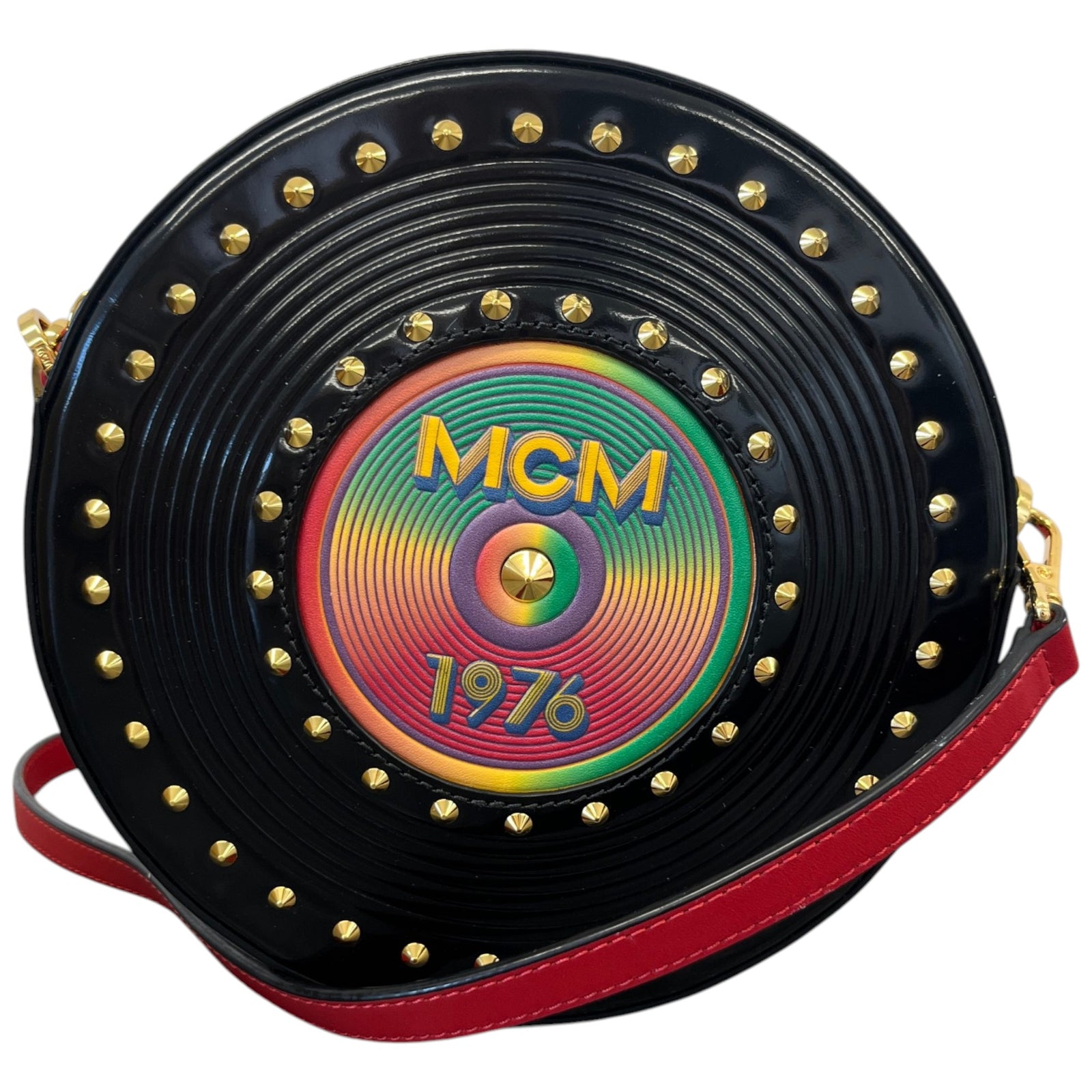 Women's Berlin Cassette Tambourine Handbag Black - Photo 1