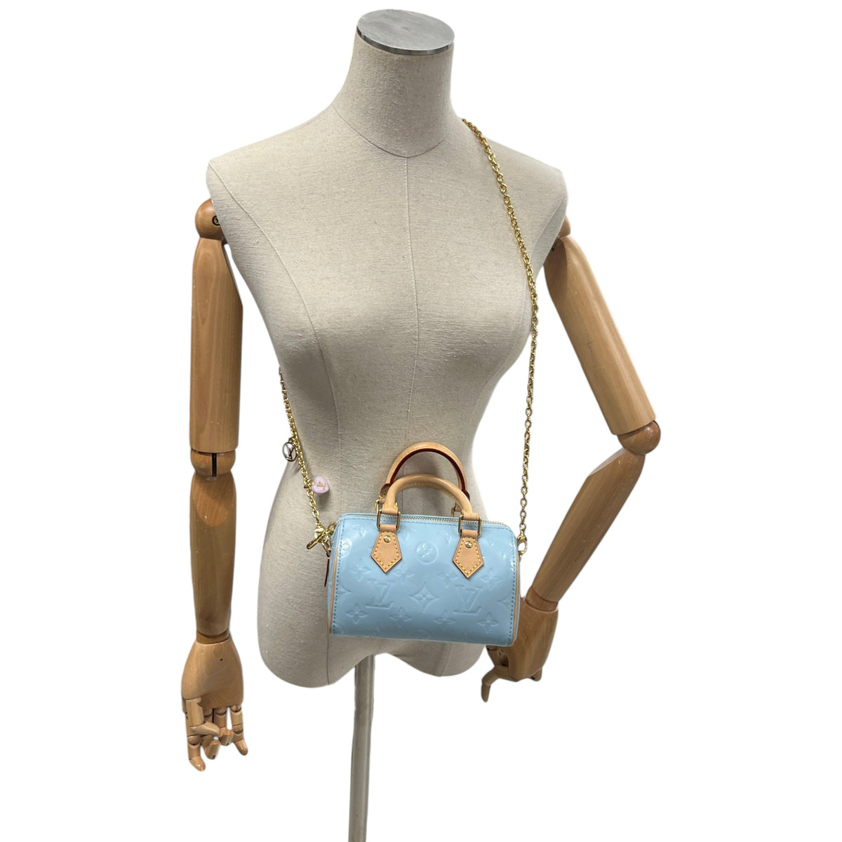 Women's Monogram Nano Speedy Sky Handbag Blue - Photo 2
