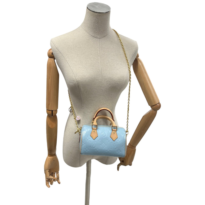 Women's Monogram Nano Speedy Sky Handbag Blue