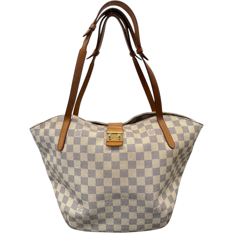 Women's Damier Azur Salina PM Handbag White