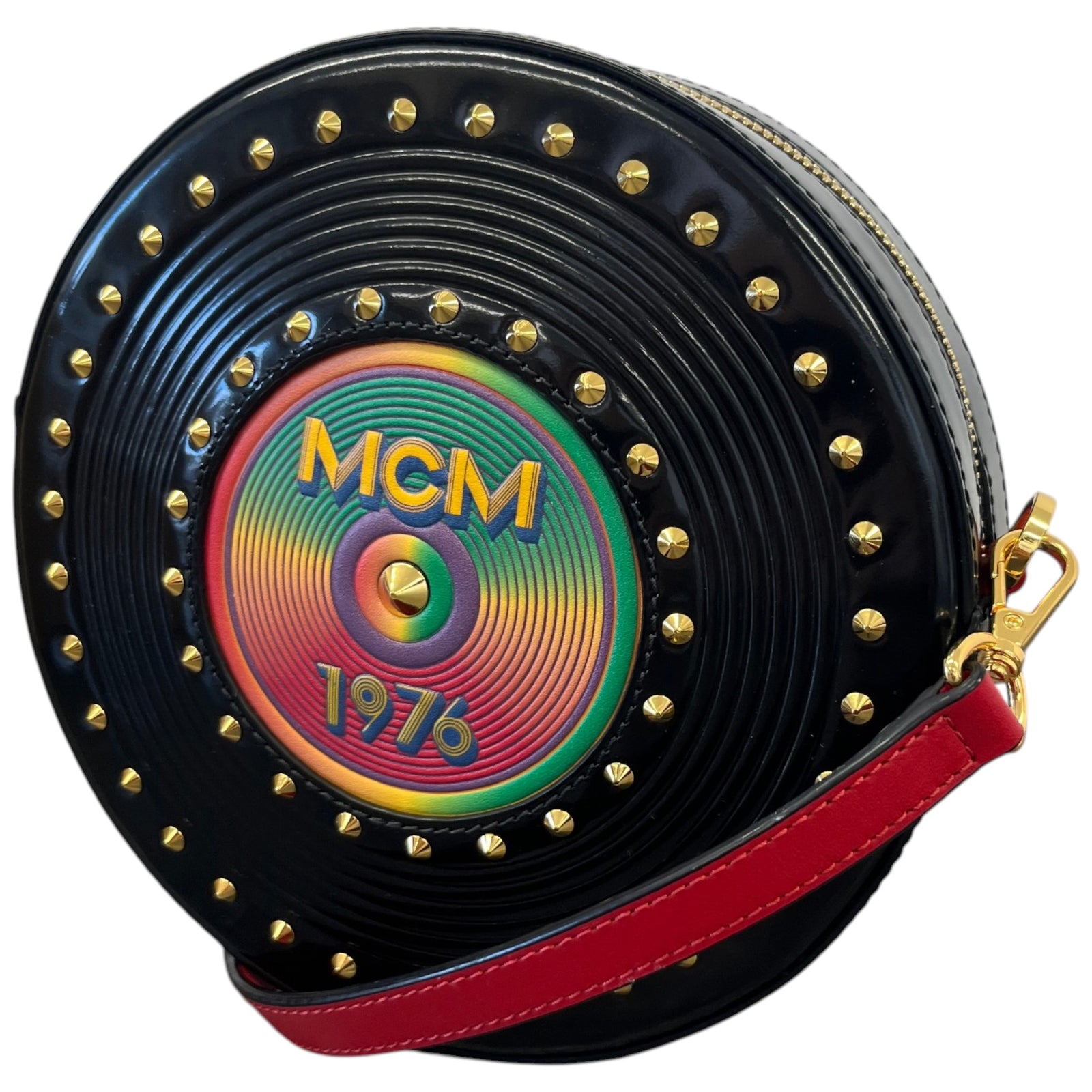 Women's Berlin Cassette Tambourine Handbag Black - Photo 5