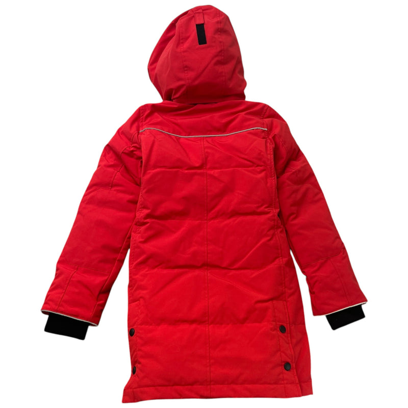 Girl's Juniors Juniper Parka Down Jacket Red Size 10 years