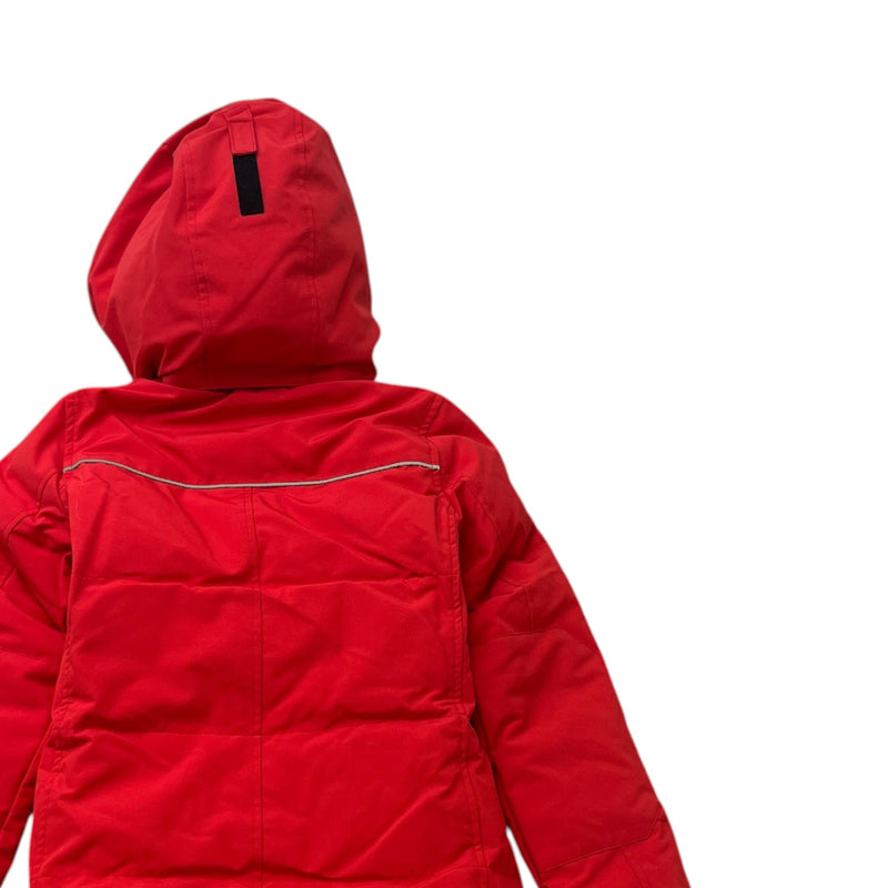 Girl's Juniors Juniper Parka Down Jacket Red Size 10 years