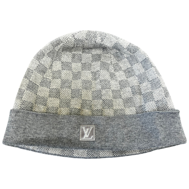 Men's Néo Petit Damier Beanie Hat Grey