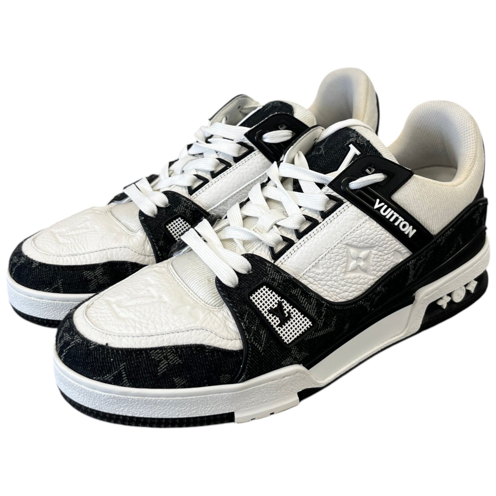 Men's Lv Low Trainers Black Size EU 40 / UK 6 - Photo 9
