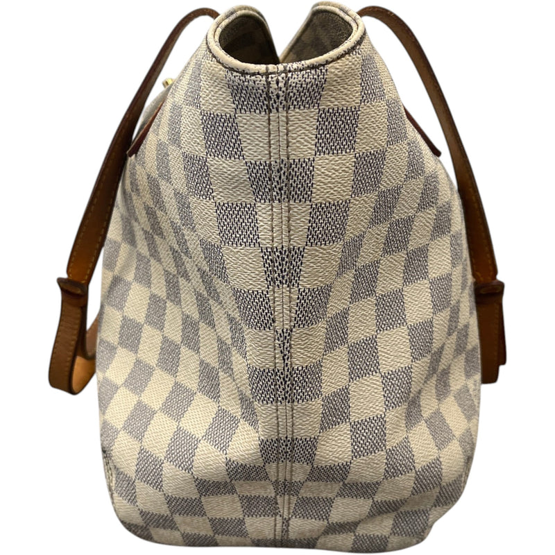 Women's Damier Azur Salina PM Handbag White