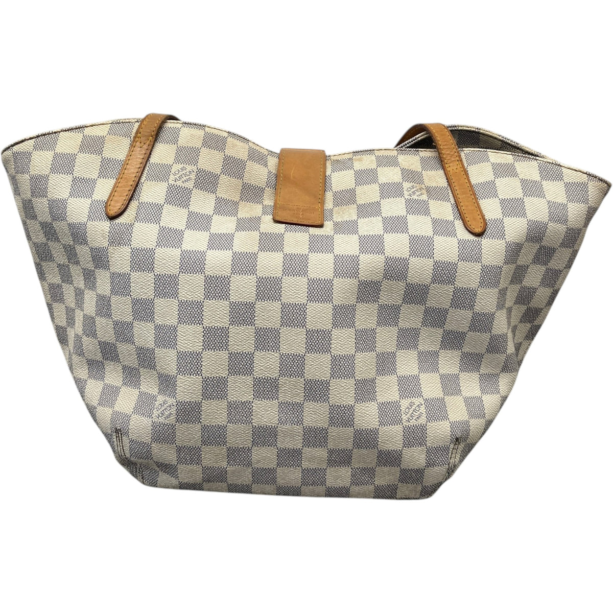 Women's Damier Azur Salina PM Handbag White - Photo 6