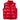 Men's Plaque Logo Re-Nylon Gilet Red Size IT 50 / L