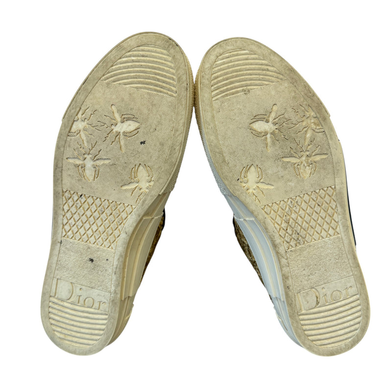 Men's B23 Oblique Cannetille High Trainers Gold Size EU 42 / UK 8