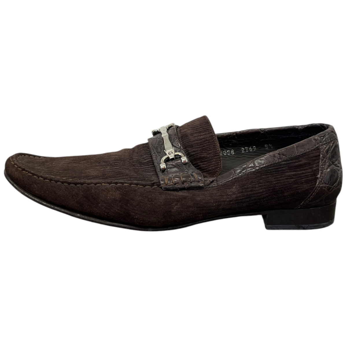 Men's Corduroy Horsebit Loafers Brown Size UK 8.5 / EU 42.5 - Photo 5