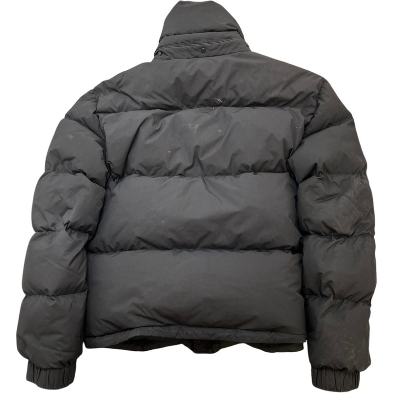 Men's Logo Patch Down Jacket Black Size XL