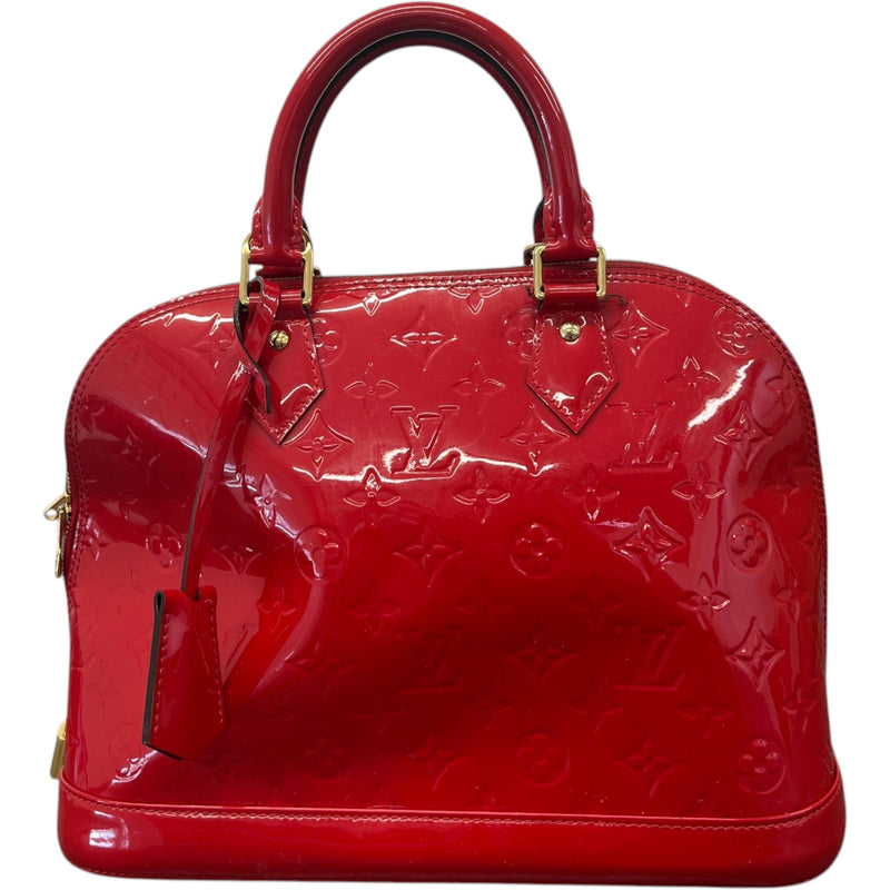 Women's Vernis Leather Alma PM Handbag Red