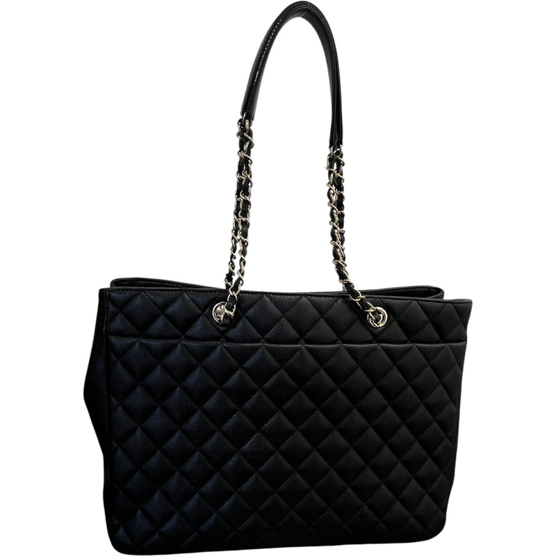 Women's Timeless Cc Shopping Tote Caviar Bag Black