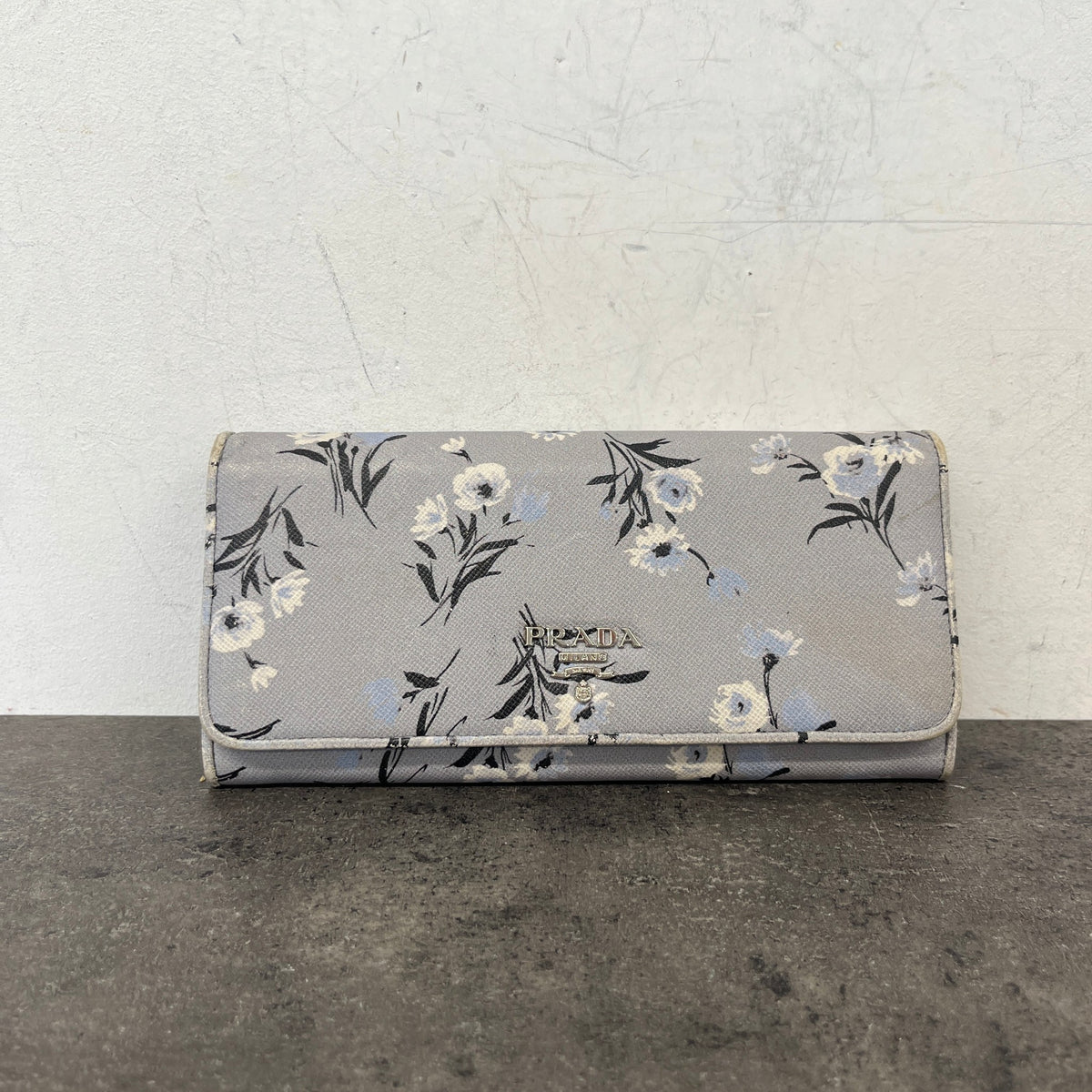 Women's Floral Print Purse Grey - Photo 9