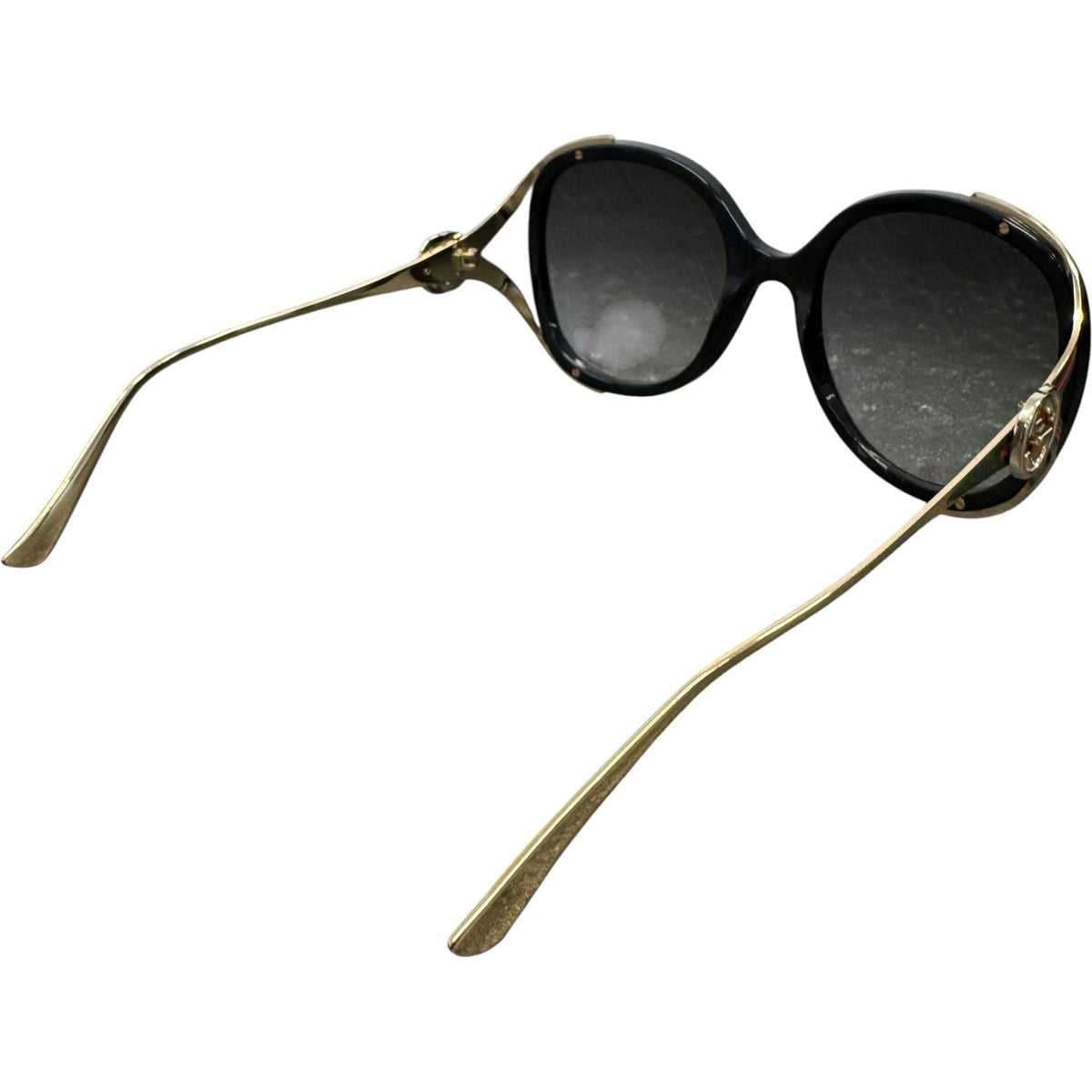 Women's GG0226S Sunglasses Black - Photo 6