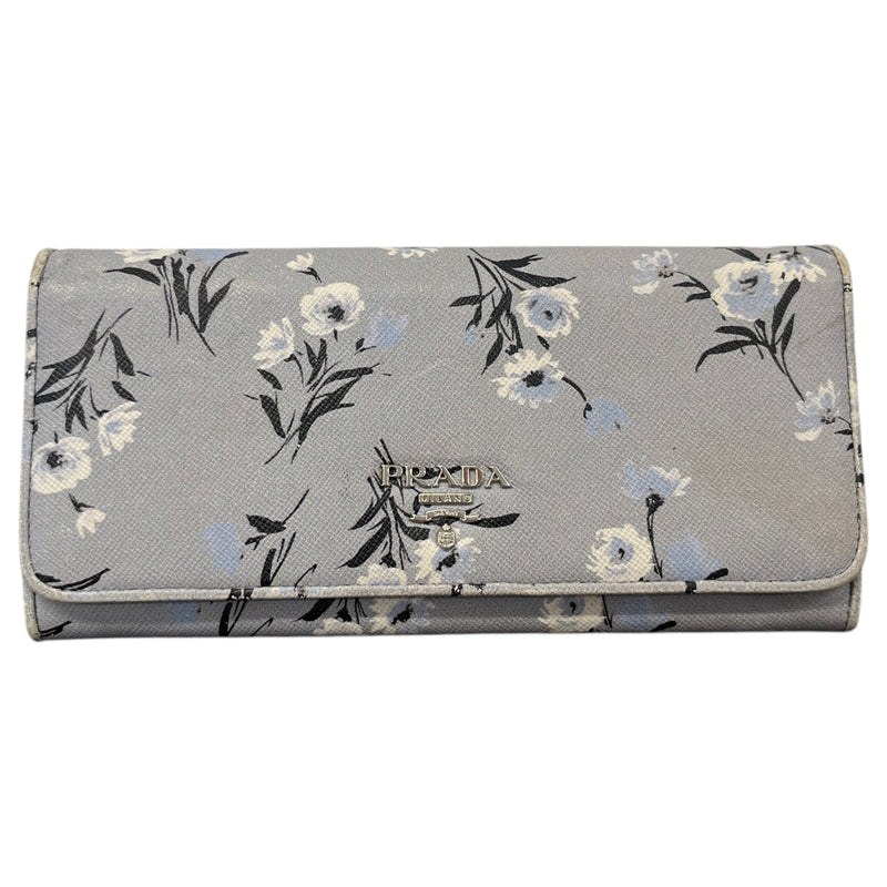 Women's Floral Print Purse Grey